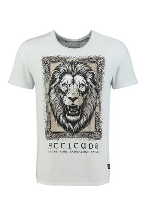 Key Largo, KEY LARGO T-SHIRT MT KLATTITUDE ROUND - Print T-shirt - white