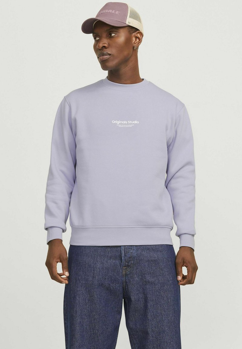 Jack & Jones JORVESTERBRO CREW NECK - Pusa - cosmic sky