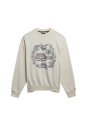 Superdry TOKYO NARRATIVE OVERSIZED  - Sweatshirt - off white
