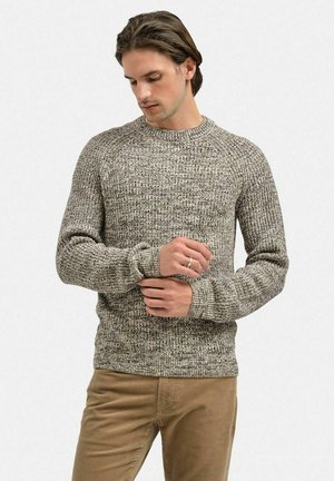 EastWest ISAAC CREWNECK  - Striktrøje - feather beige