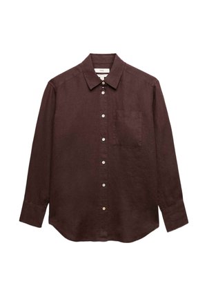 Marks & Spencer, Overhemdblouse - peat