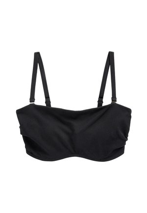 Next REGULAR FIT - BANDEAU - Bikini-Top - black pique