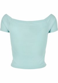 Urban Classics OFF SHOULDER - Tricou basic - seablue