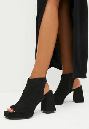 Next FOREVER COMFORT FLARE - Platvormsandaalid - black