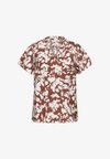 KCEVIA - Bluse - henna chalk flower