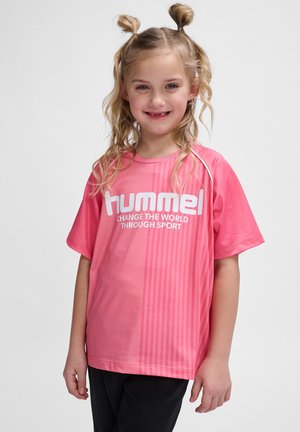 Hummel T-shirt imprimé - geranium pink