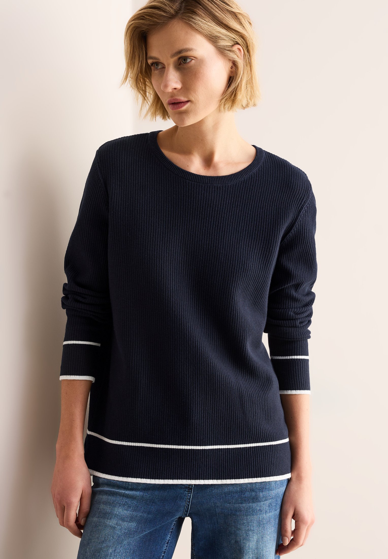 Amazon Chenille Pullover Damen Street One Chenille Pullover GrÃ¼n