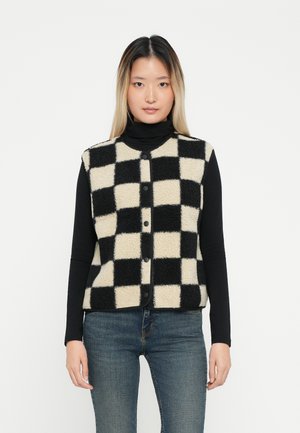 JXVERA CHECK - Veste sans manches - bone white