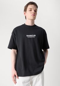 Barbour International FORMULA - T-shirt estampada - black