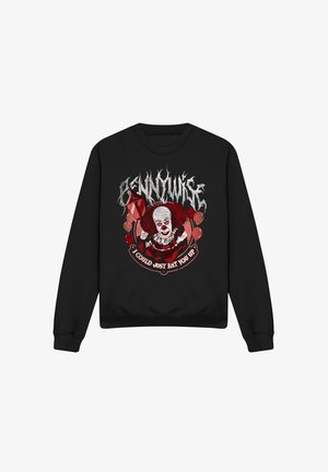 Cotton Soul, IT PENNYWISE METAL POSTER - Sweatshirt - black