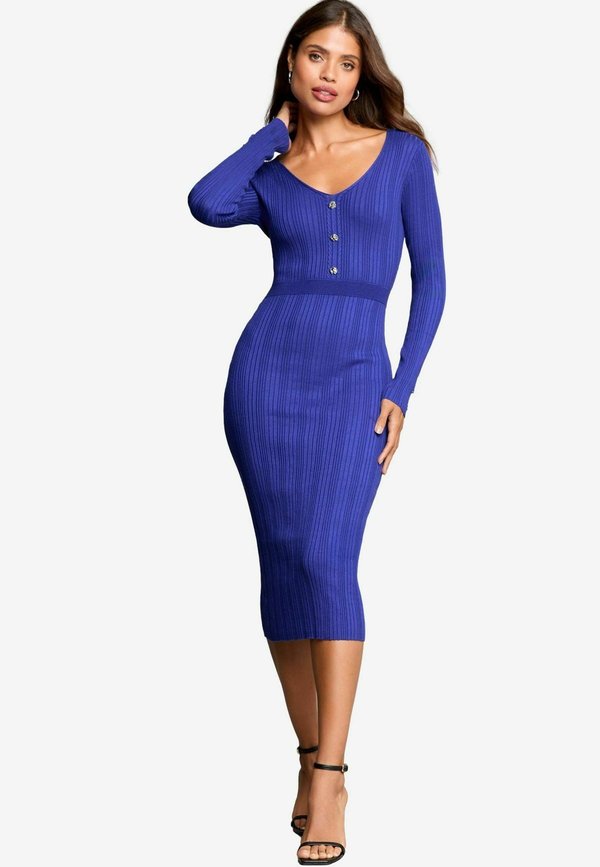 REGULAR FIT - CABLE RIBBED DETAIL  - Strickkleid