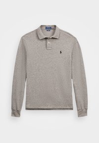 SLIM FIT MESH LONG SLEEVE POLO SHIRT - T-shirt à manches longues - canterbury heather