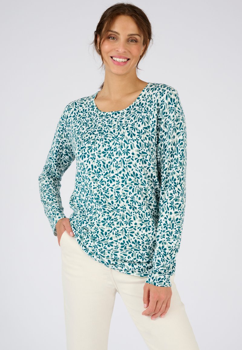 Damart Maglione - vert fleuri