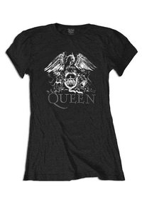 Paradiso Clothing QUEEN DIAMANTE CREST - Print T-shirt - black