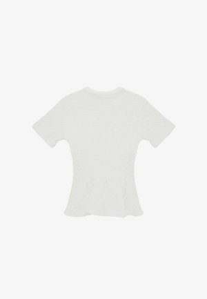 Koton, TEXTURED PEPLUM - Bluse - beige