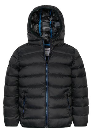 MINOTI HOODED PADDED PUFFER - Lehká bunda - dark grey