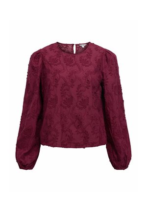Object, OBJMYA RE L/S TOP NOOS - Camicetta - windsor wine