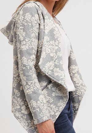 Sweater met rits - grey