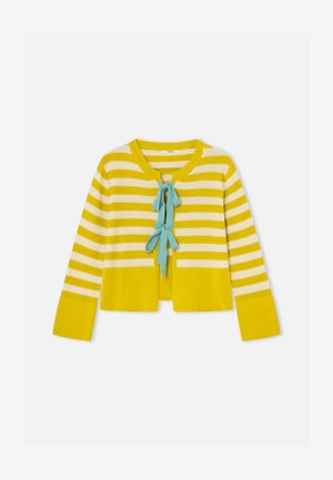 Dr. Bloom, CARDIGAN TINTO ORO - Gilet - gold-coloured