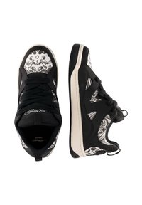 Ed Hardy WAVE LOW - OVER - Skate shoes - black/white