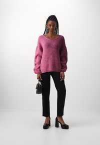 JDY JDYDINEA REVERSIBLE  - Maglione - red violet