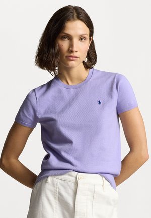 Polo Ralph Lauren PIMA COTTON SHORT SLEEVE PULLOVER - Tricou basic - lavender