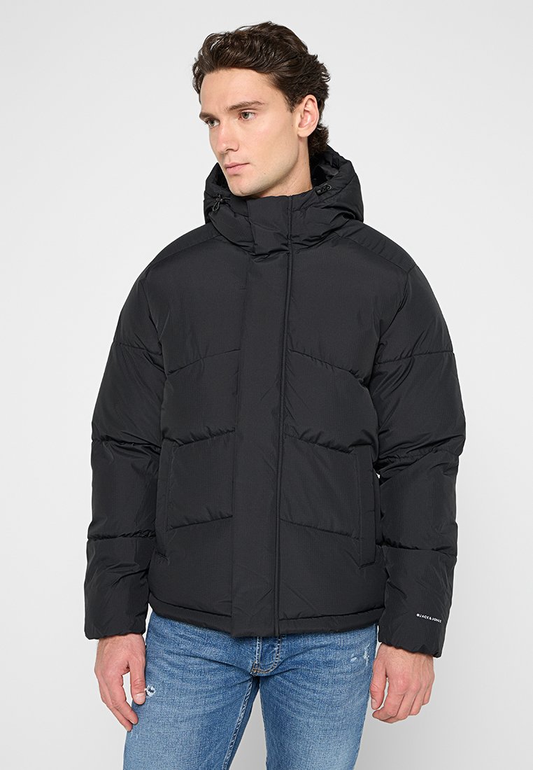 jack & jones Winterjas zwart jack & jones Winterjas zwart