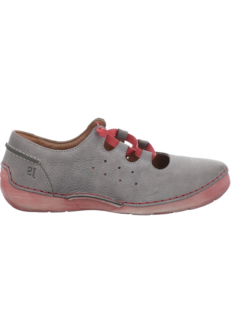 Damen Halbschuhe | Josef Seibel FERGEY Sportlicher Schnürer grau-kombi/grau-meliert - KQ84502 Damen Halbschuhe | Josef Seibel FERGEY Sportlicher Schnürer grau-kombi/grau-meliert - KQ84502