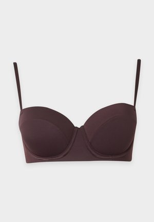Lindex, Сутиен с подплънки - dark dusty brown