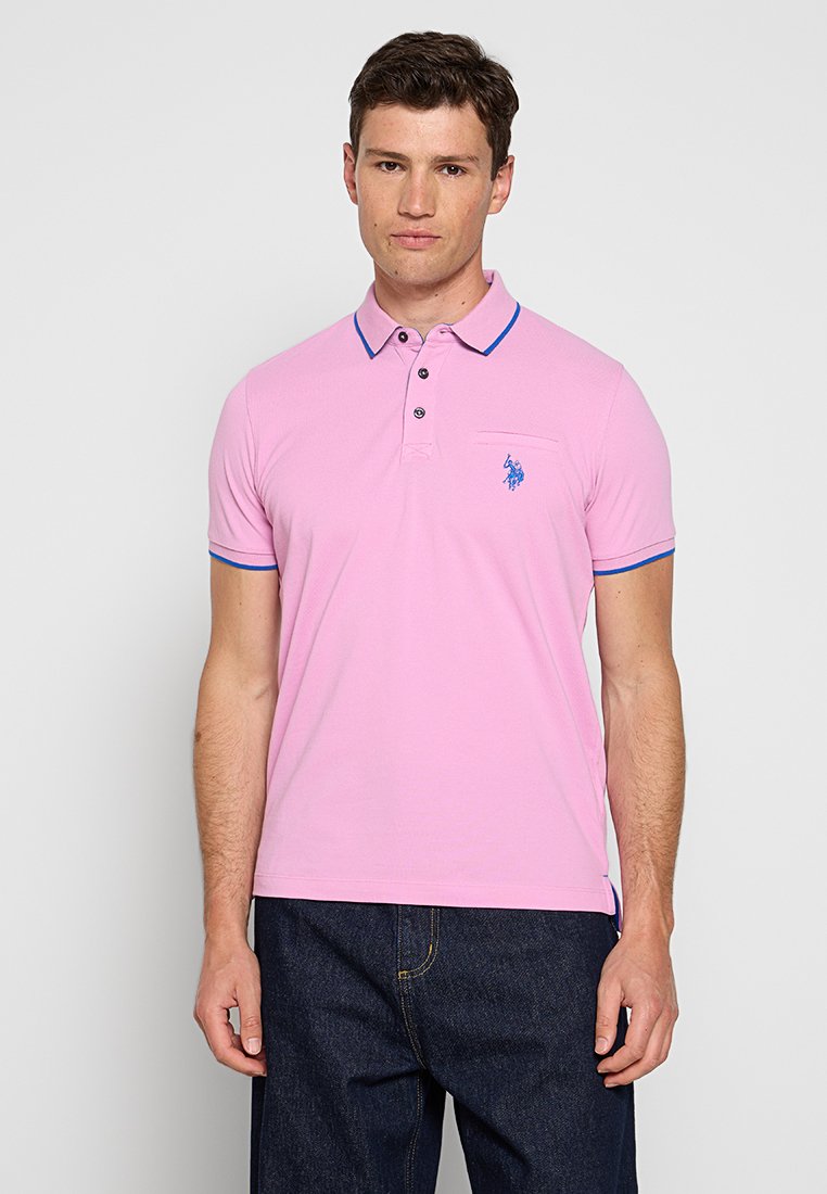 U.S. Polo Assn. Poloshirt donkerroze