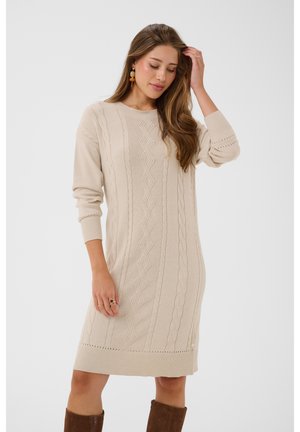 Cream CRDELA - Strickkleid - oat melange