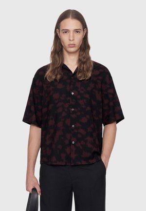 AllSaints, LEO SS SHIRT . - Skjorta - black brown
