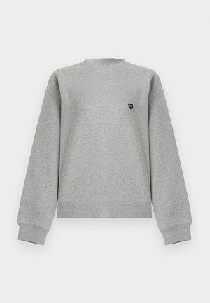 Carhartt WIP, SMALL HEART PATCH - Pusa - grey heather/black