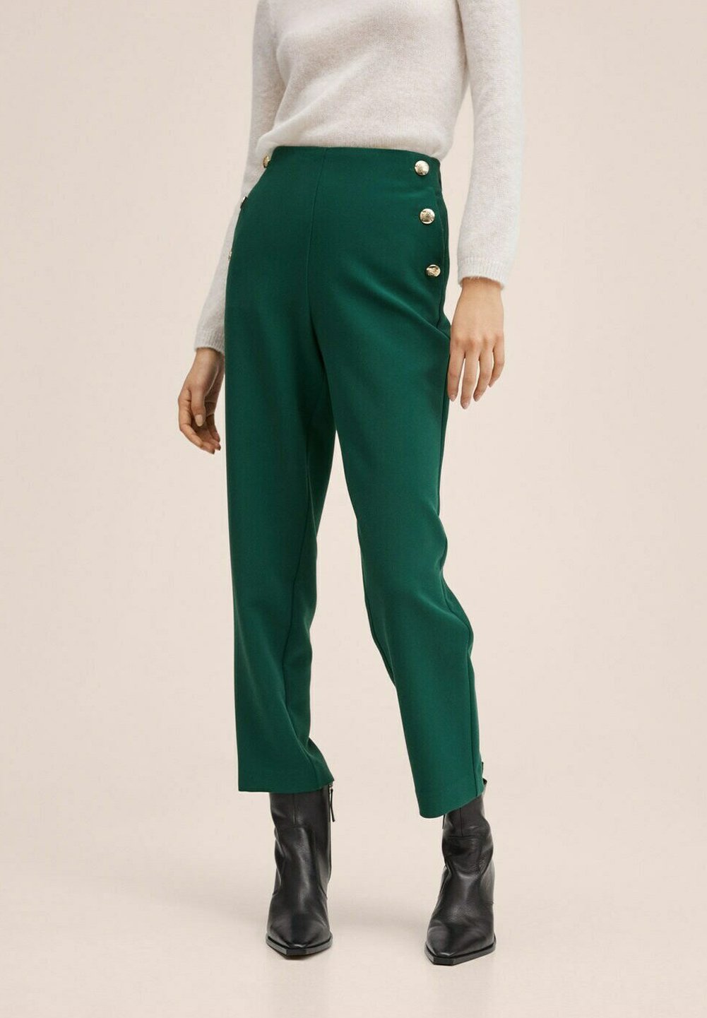 Mango Pantaloni - verde - Zalando.it