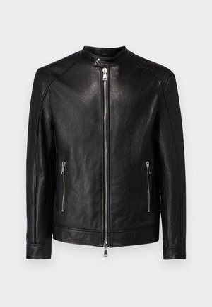 BIKER - Nahkjakk - black