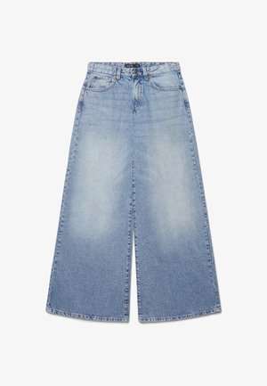 Calliope, JEAN TINTA UNITA - Wide Leg - blu denim medio