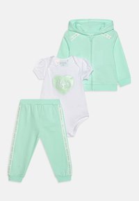 Guess NEW BORN GIRL HOODED SET - Darčeky pre bábätká - türkis