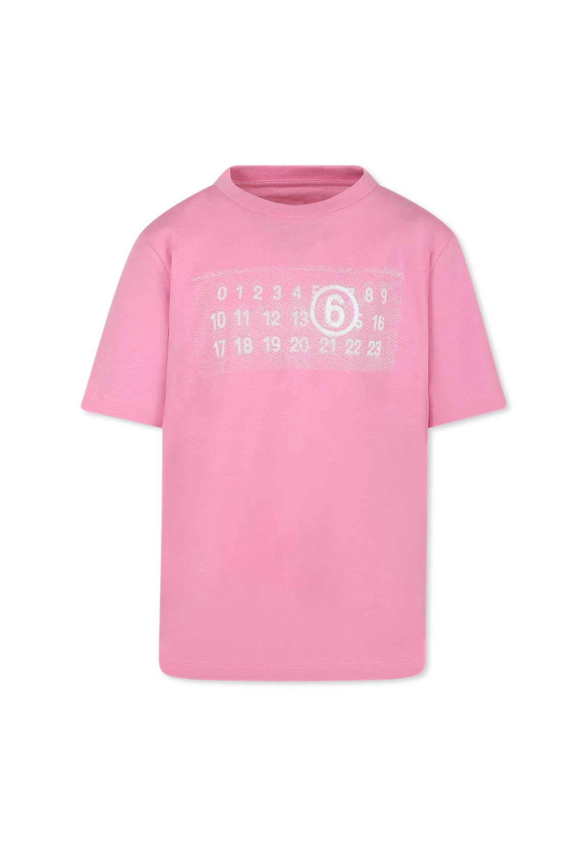 MM6 Maison Margiela 刺繍ロゴ Tシャツ サーモンピンク MM6 Maison Margiela - T-shirt z nadrukiem/różowy - Zalando.pl