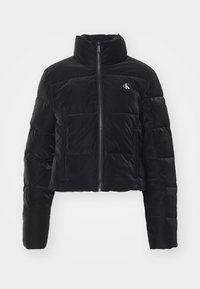 SOFT TOUCH SHORT FITTED JACKET - Vinterjakker - black