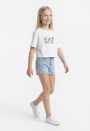 EA7 Emporio Armani Camiseta estampada - white fancy