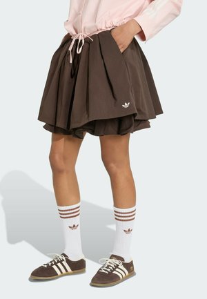 adidas Originals, ADIDAS ORIGINALS SPORTS SKIRT - Faltenrock - dark brown