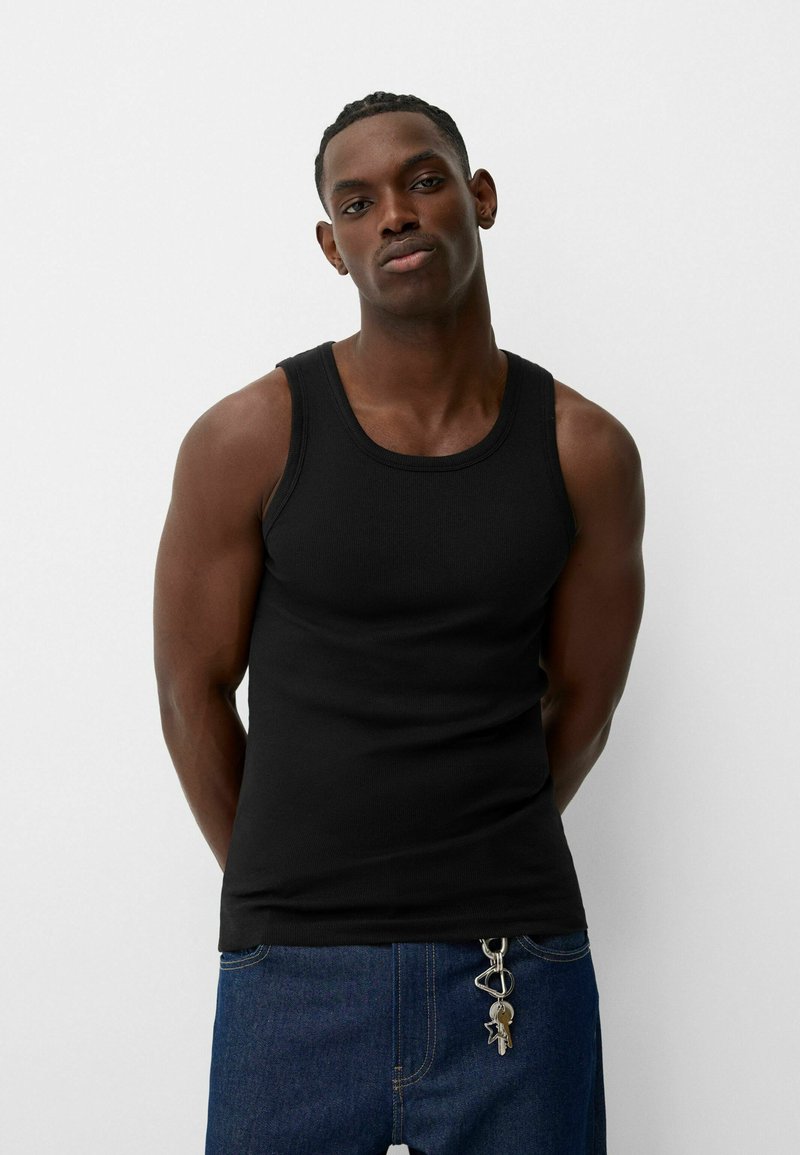 Bershka - Toppi - black, Suurenna