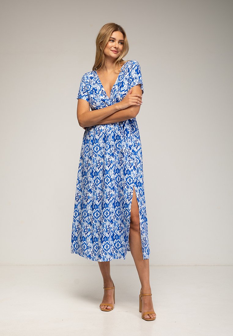 Tantra Maxi-jurk blauw