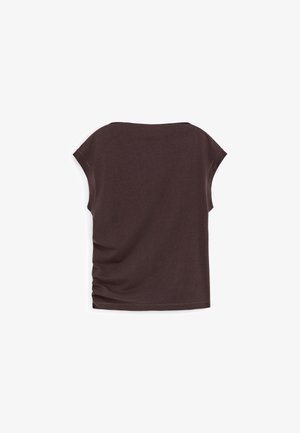 ARKET, ARKET TWISTED TOP - T-shirt basique - brown