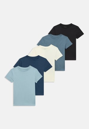 5 PACK - T-paita - blue/black