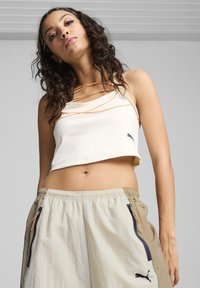 Puma DARE TO CROP - Top - alpine snow