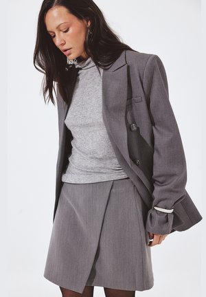 HEAVY - A-snit nederdel - grey