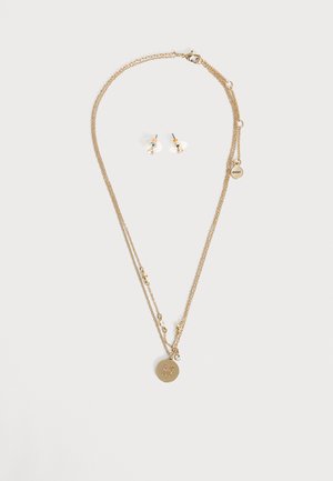 DKNY, BOX LOGO STONE SET - Κολιέ - gold-coloured
