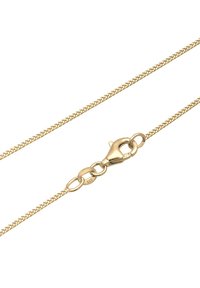 Goldplattierte Kettenhalskette mit einem feinen, geflochtenen Design, einem sicheren Karabinerverschluss und einem dezenten Glanz. Die Länge ermöglicht das Layering.