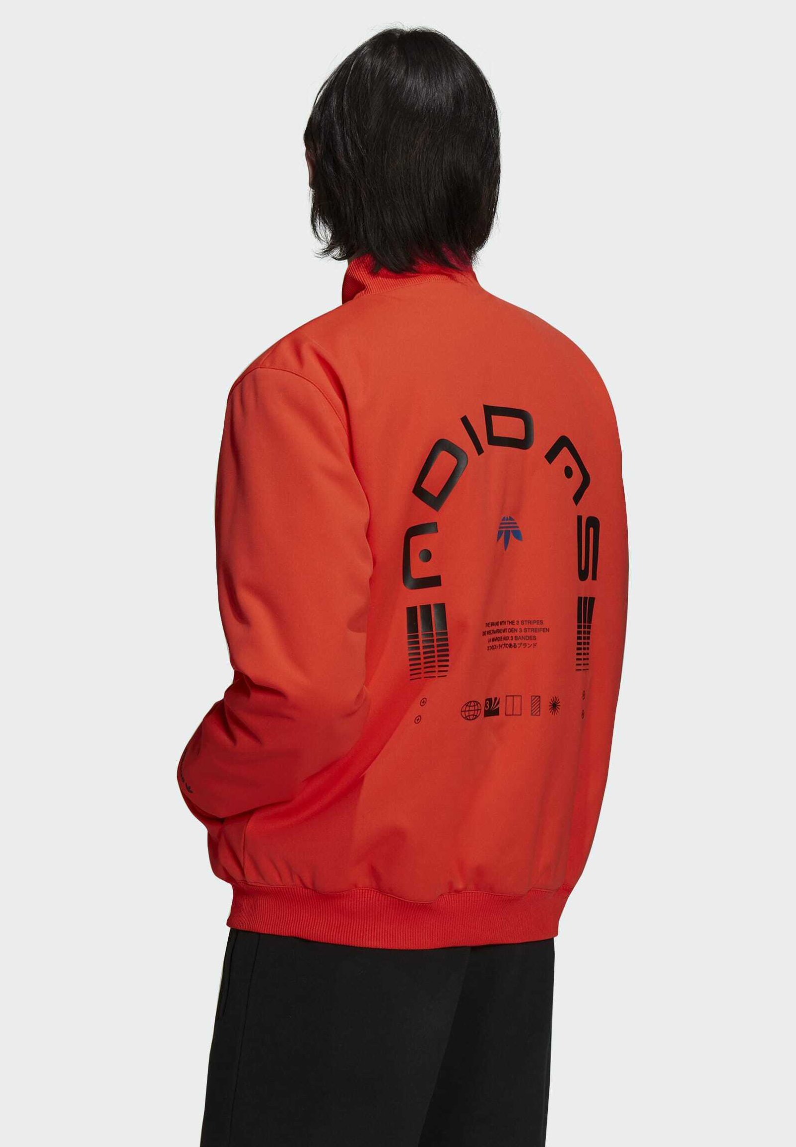 giubbotto adidas rosso